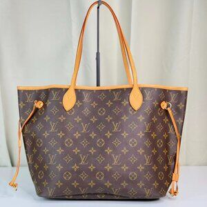 Louis Vuitton Monogram Canvas MM Neverfull Shoulder Bag Tote
